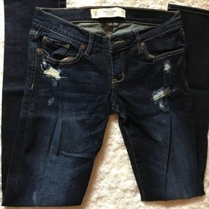 A&F Straight Leg Indigo Jeans